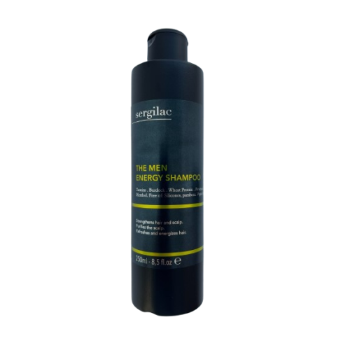 Шампунь для мужчин тонизирующий The Men Energy Shampoo SERGILAC 250 мл