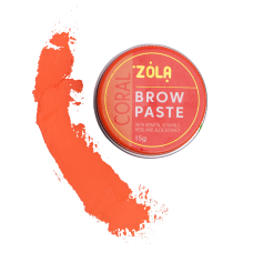 Zola Паста для бровей Оранжевая Brow Paste coral