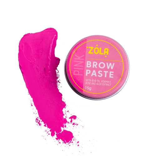 Zola Паста для бровей Розовая Brow Paste pink