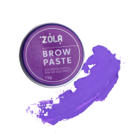 Zola Паста для бровей Фиолетовая Brow Paste violet